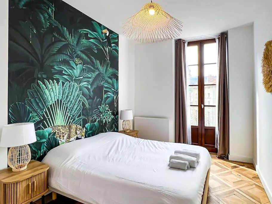 Hyper-Centre De Grenoble, Ambiance Tropicale, Wifi Fibre Daire 0*, Grenoble Fransa